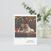  Foto Kerst Kaart - Rood & Geel Licht (Staand voorkant)