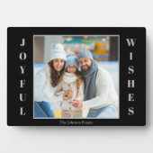 Foto Kerst Kerstelijke Wensen Fotoplaat (voorkant)