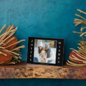Foto Kerst Kerstelijke Wensen Fotoplaat (Zijkant)