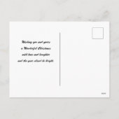 Foto Kerst krans Briefkaart (Achterkant)