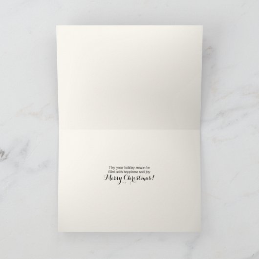 Foto Kerst Moderne Inspirivity Kaart (Binnen)