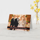 Foto Kerst Moderne Inspirivity Kaart (Gele Bloem)