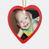 Foto Kerst Ornament - jouw foto (Links)