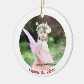 Foto Kerst Ornament met de Naam van het Kind (Links)