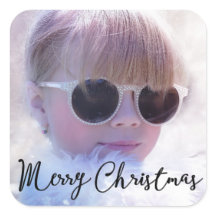 Foto Kerst Plein Stickers