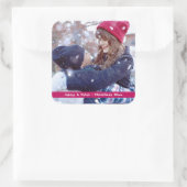 Foto-Kerst stickers (Tas)