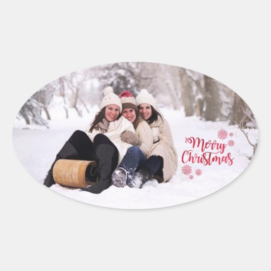 Foto-Kerst stickers (Voorkant)