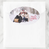 Foto-Kerst stickers (Tas)
