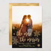 Foto Kerst Zwangerschap Aankondiging Kaarten (Voorkant / Achterkant)