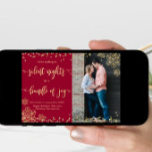 Foto Kerst Zwangerschap Aankondiging Kaarten