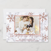 Foto Kerst Zwangerschap Aankondiging Kaarten (Voorkant)