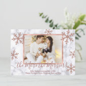 Foto Kerst Zwangerschap Aankondiging Kaarten (Staand voorkant)