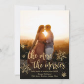 Foto Kerst Zwangerschapsaankondiging Kaarten (Voorkant)