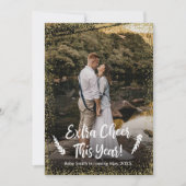 Foto Kerst Zwangerschapsaankondiging Kaarten (Voorkant)