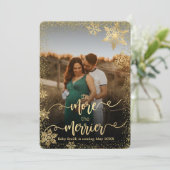 Foto Kerst Zwangerschapsaankondiging Kaarten (Staand voorkant)