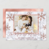 Foto kerst zwangerschapsaankondiging kaarten (Voorkant / Achterkant)