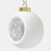 Foto Kerstballen | Uw eigen afbeelding-afbeelding  Keramische Bal Ornament (Rechts)