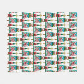 Foto Kerstboom Fleece Deken (Voorkant (Horizontaal))