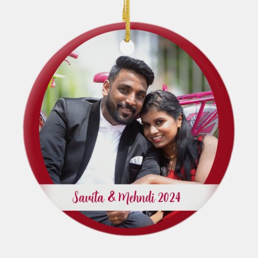 Foto Kerstboom Ornament (Achterkant)