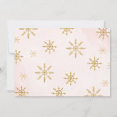 Foto Kerstboom Winter Onederland Verjaardag Kaart (Achterkant)