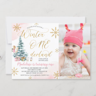 Foto Kerstboom Winter Onederland Verjaardag Kaart