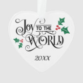 Foto Kerstcadeau Ornament met Jaar of Tekst (achterkant)
