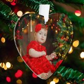 Foto Kerstcadeau Ornament w jaar of tekst