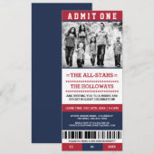 Foto kerstfeestdag feestkaartjes kaart (Voorkant / Achterkant)