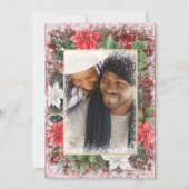 Foto kerstfeestdag Xmas Red Seasonal Kaart (Voorkant)