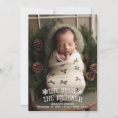 Foto Kerstgeboorte aankondiging (Voorkant)