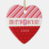 FOTO KERSTHART ORNAMENT :: Merry & Bright 2 (Rechts)