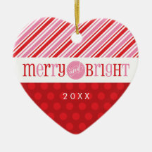FOTO KERSTHART ORNAMENT :: Merry & Bright 2