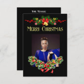 Foto kerstkaart aankondiging (Voorkant / Achterkant)