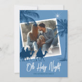 Foto Kerstkaart 'Oh Heilige Nacht' Kerstvakantie (Voorkant)