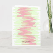 Foto Kerstkrans Gevouwen Kaart (Achterkant)