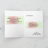 Foto Kerstkrans Gevouwen Kaart (Binnen)