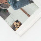 Foto: Kerstmis 2022 Fleece Deken (Hoek)