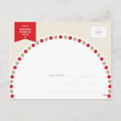 FOTO KERSTMIS BRIEFKAART :: rendieren rudolf 1 (Achterkant)