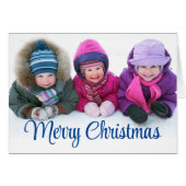 Foto kerstmis / feestdag Kaart (Voorkant Horizontaal)
