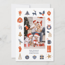 Foto Kerstmis Feestdagenkaart