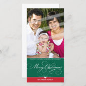 FOTO KERSTMIS KAART :: heerlijk type 2 (Voorkant / Achterkant)