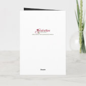 Foto Kerstmis krijtbord look ovaal Kaart (Achterkant)