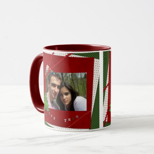 foto kerstmis - mok (Voorkant links)