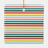 Foto kerstregenboog kleurrijke groet & helderheid keramisch ornament (Achterkant)