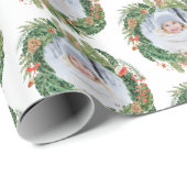 Foto Kerstvakantie Cadeaupapier (Rol Hoek)