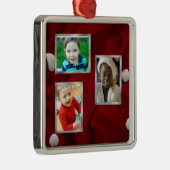 foto kerstversieringen metalen ornament (Rechts)