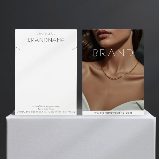 Foto ketting Sieraden Display Kaart