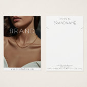 Foto ketting Sieraden Display Kaart (Voorkant /achterkant)