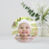 Foto Kids Verjaardagsfeestje Dank u Kaart (Staand voorkant)