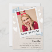 Foto Kijk wie 59ste verjaardag wordt Kaart (Voorkant)